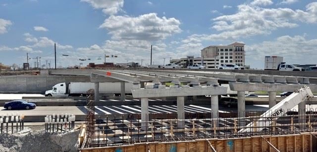 Construction of new Horizon Bridge March 2025