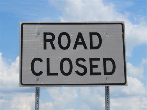 Road Closed Sign