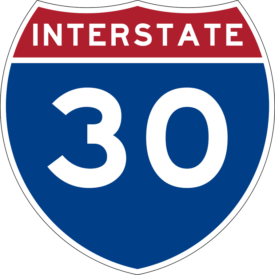 Interstate 30 sign