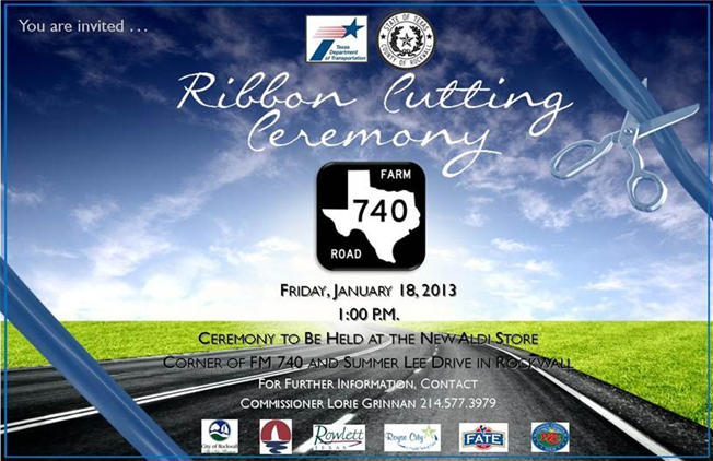 FM 740 Ribbon Cutting